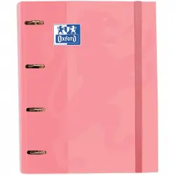 Oxford Classic EuropeanBinder Carpeblock Archivador con Recambio A4+ Rosa Chicle