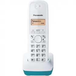 Panasonic KX-TG1611 Teléfono Inalámbrico Blanco/Turquesa