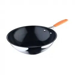 Sartén Wok San Ignacio Compact Sg Ø 28 Cm Negro Aluminio