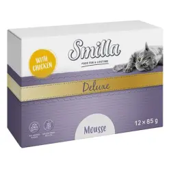Smilla Deluxe Mousse 48 x 85 g - Con pollo