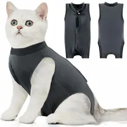 ZooVenture Traje de recuperación postoperatoria para gatos - METRO