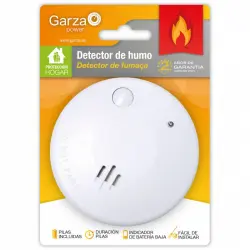 Garza Mini Detector de Humo Blanco
