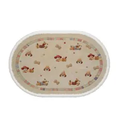 HausPets Alfombrilla de felpa para comer para gatos y perros - Artículo 1