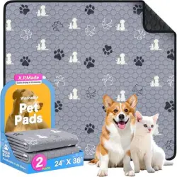 IntiMeg Juego de 2 almohadillas lavables para perros - 2 unidades