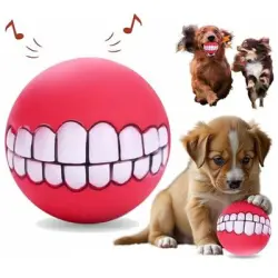 IntiMeg Pelota chirriante para perros con sonrisa - Artículo 1