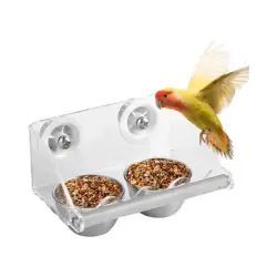 MCBOSON cuenco con forma de jaula para pájaros - 1 artículo