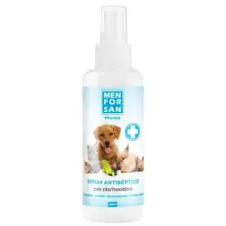 Menforsan Pharma Spray Antiséptico para Perros y Gatos, 60 ml