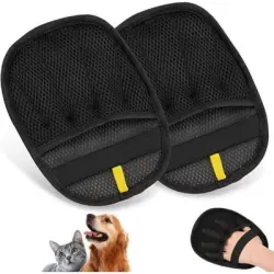 Pawffee Guantes de aseo de 2 piezas: para masajes, baño y depilación. - 1 pieza