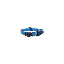 Rogz Collar Comic Azul para perros - 20–31 cm x 11 mm