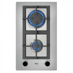 Teka EFX 30.1 2G AI AL CI Placa de Gas Natural Modular 2 Zonas Acero Inoxidable