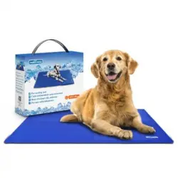 Alfombrilla Refrescante Para Perros Grandes 90x50cm Azul-nobelza