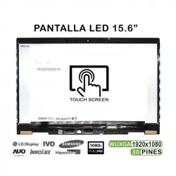 Pantalla Led Táctil De 15.6" Para Portátil Hp Envy X360 15-cn 15-cp Series Con Marco