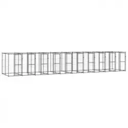 Perrera De Exterior De Acero 24,2 M²