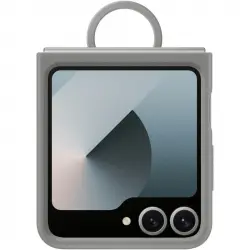 Samsung Silicone Case Funda de Silicona Gris para Galaxy Z Flip6