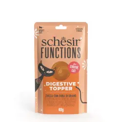 Schesir Functions Digestive Topper 12 x 40 g - Calabaza con hierba de trigo