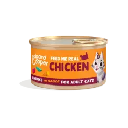 Edgard & Cooper Comida Húmeda para Gatos con Pollo, 18 x 85 gr