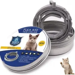 FurryFusion Collar antipulgas y antigarrapatas para gatos - Artículo 1