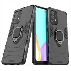 Max Power Digital Funda Magnética Negra con Anillo para Móvil Samsung Galaxy A52 / A52S