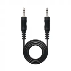 Nanocable Cable Jack 3.5mm Macho/Macho 5m Negro