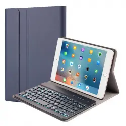 Royal Bailey 1029D Funda con Teclado Bluetooth para Ipad Mini 4/5 Azul