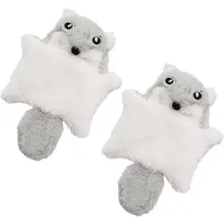 UAMLY  interactivo de peluche para gatos - 2 artículos grises