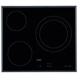AEG HK623021FB Placa Vitrocerámica 3 Zonas 60cm Negro