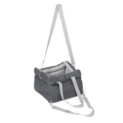 Asiento para el coche Basics, gris para perros - 45 x 41 x 29 cm (L x An x Al)