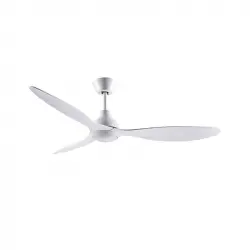 Bel Air Delfos Ventilador de Techo con Luz y Mando a Distancia 20W 132cm Blanco