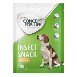 Concept for Life 3 x 100 g snacks para perros en oferta: 2 + 1 ¡gratis! - Con zanahoria