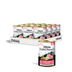 Dibaq Natural Moments Lata Cordero con Pera para perros - Pack ahorro - 12 Latas x 380 g