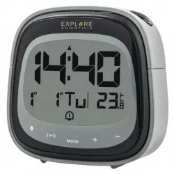 Explore Scientific RDP-3007 Despertador Radio con Proyector Negro