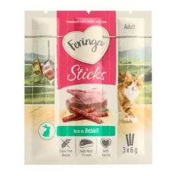 Feringa Sticks con conejo para gatos - 3 x 6 g