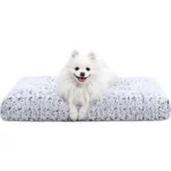 IntiMeg Cama de felpa lavable para perros y gatos - Una pieza