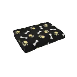 Manta Estampado Huellas y Huesos Nayeco
