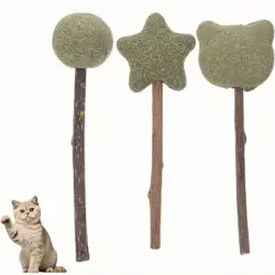 ZooVenture Piruletas interactivas de menta con forma de gato (3 piezas) - 3 piezas