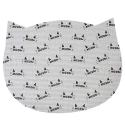 Alfombrilla con forma de gato zooplus Basics - 48,2 x 38 x 0,5 cm (L x An x Al)