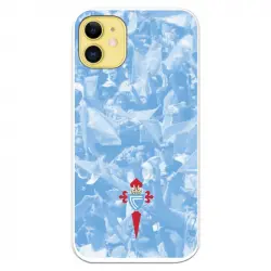 Carcasa para iPhone 11 del Celta Escudo Fondo Hinchada - Licencia Oficial RC Celta