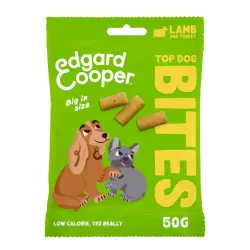 Edgard & Cooper Bocaditos Grande de Cordero y Pavo para perros 50 g