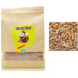 Gammarus Deshidratados para Tortugas, Peces, Aves, Reptiles y Roedores 100 g – Aperitivo para Mascotas con Alto Contenido en Proteínas