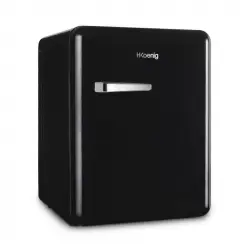 H.koenig TOAD9 Mini Bar Vintage 31L Temperatura Regulable, 24 Db Negro