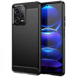 Max Power Digital Funda Carbono Xiaomi Redmi Note 12 Pro 5g / Poco X5 Pro Antigolpes Silicona Negra