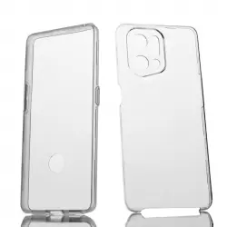 Max Power Digital Funda Doble Cara 360 Grados Silicona Transparente Para Oppo Find X5