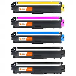 Pccom Essential Tóner Compatible Brother TN241/TN245/TN242/TN246 Negro/Cian/Magenta/Amarillo Pack 5