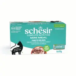 Schesir Complete Nutrition Filete en gelatina 6 x 50 g en latas - Atún con dorada