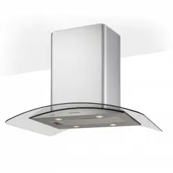 Cata Gamma 90 Campana de Isla 90cm Cristal/Inox