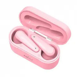 DCU Tecnologic Earbuds Auriculares Bluetooth 5.0 Rosas
