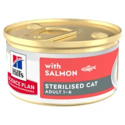 Hill's Science Plan Adult Sterilised Mousse - Salmón (12 x 85 g)