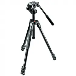 Manfrotto 290 XTRA Kit Trípode Aluminio con Rótula Fluída