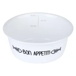 Comedero de acero inoxidable TIAKI Bon Appetit - 300 ml, 12 cm (Diám)