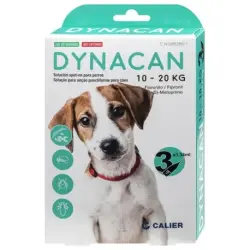 Dynacan pipetas antiparasitarias para perros (3 pipetas), 10-20